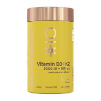 Vitamine jeleuri Premium Vitamin D3 & K2 NUTRIBURST 60buc - 1