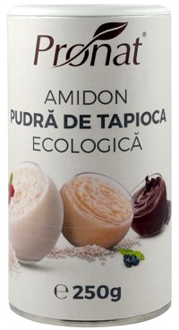 Amidon pudra de Tapioca Bio, 250g, Pronat - 1