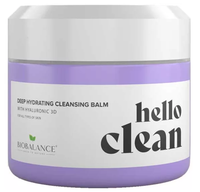 Balsam de curatare faciala 3 in 1 cu acid hialuronic Hello Clean, 100ml, Bio Balance - 1