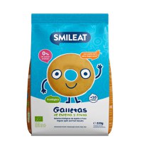 Biscuiti cerculete din grau spelt si mar +10 luni Bio, 220g, Smileat - 1