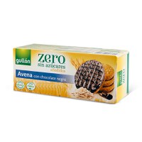 Biscuiti cu ovaz glazurati cu ciocolata neagra fara zahar adaugat, 275g, Gullon - 1