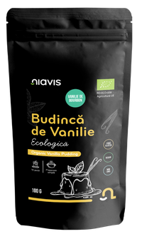 Budinca de vanilie fara gluten, 100g, Niavis - 1