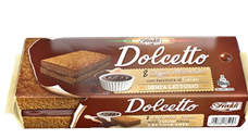 Cake-bar cu crema de cacao fara lactoza Dolcetto, 8x25g, Freddi Dolciaria