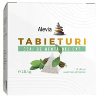 Ceai de menta delicata Tabieturi, 12 plicuri, Alevia - 1