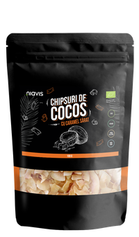 Chipsuri de cocos cu caramel sarat Eco, 100g, Niavis - 1