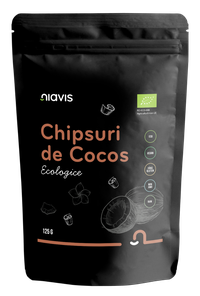 Chipsuri de cocos ecologice, 125g, Niavis - 1