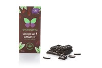 Ciocolata amaruie 70% cu indulcitor din stevie, 100g, Sweeteria - 1