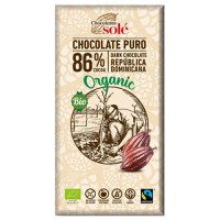 Ciocolata neagra cu 86% cacao Bio, 100g, Chocolates Sole - 1