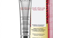 Crema antirid si anticearcan pentru ochi de zi si noapte Geisha Gold Secret, 15ml, Yoskine