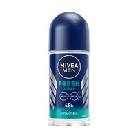 Deodorant roll-on pentru barbati Fresh Ocean, 50ml, Nivea - 1