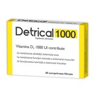 Detrical vitamina D 1000 UI, 60 comprimate, Zdrovit - 1