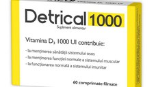 Detrical vitamina D 1000 UI, 60 comprimate, Zdrovit