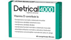 Detrical Vitamina D 4000UI, 60 comprimate, Zdrovit