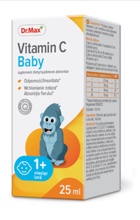 Dr. Max Vitamin C Baby picaturi, 25ml - 1