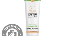 Fond de ten fluid matifiant mineral SPF30 20 Natural F, 30ml, Pharmaceris