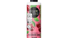 Gel de dus Cherry & Blueberry, 280ml, Organic Shop