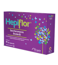 Hepiflor Saccharomyces B., 10 capsule, Terapia - 1