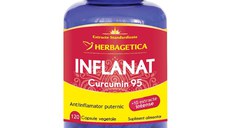 Inflanat+ Curcumin95, 120 capsule vegetale, Herbagetica