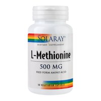 L-Methionine 500mg Solaray, 30 capsule, Secom - 1