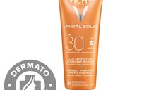 Lapte hidratant pentru protectie solara SPF 30 pentru fata si corp Capital Soleil, 300ml, Vichy