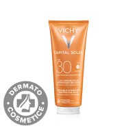 Lapte hidratant pentru protectie solara SPF 30 pentru fata si corp Capital Soleil, 300ml, Vichy - 1