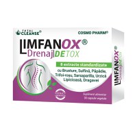 Limfanox Drenaj Detox Total Cleanse, 30 capsule, Cosmopharm - 1