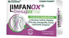 Limfanox Drenaj Detox Total Cleanse, 30 capsule, Cosmopharm