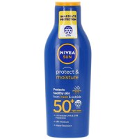 Lotiune de corp pentru protectie solara cu SPF 50 Protect & Moisture, 200ml, Nivea - 1