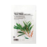 Masca servetel pentru ten Solution Clearing Tea Tree, 25ml, Tenzero - 1