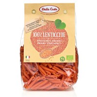 Paste Strozzapreti din linte rosie Bio fara gluten, 250g, Dalla Costa - 1