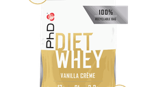 Pudra proteica cu aroma de vanilie Diet Whey, 2kg, PhD