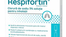 Respifortin clorura de sodiu 3% solutie pentru inhalatii, 60 fiole x 4 ml, Zdrovit