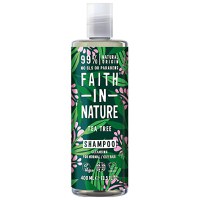 Sampon purificator cu ulei din arbore de ceai pentru par gras cu matreata, 400ml, Faith in Nature - 1