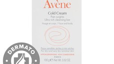 Sapun emolient pentru ten uscat si foarte uscat Cold Cream, 100g, Avene