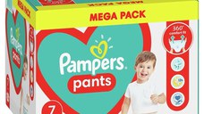 Scutece Pants Junior Marimea 7 pentru 17 kg+ Mega Box, 74 bucati, Pampers