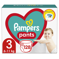 Scutece Pants Nr. 3 pentru 6-11 kg, 128 bucati, Pampers - 1