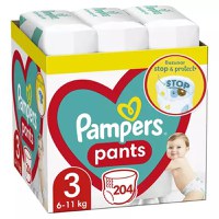 Scutece Pants Stop&Protect XXL Box Nr.3 pentru 6-11 kg, 204 bucati, Pampers - 1