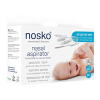 Set aspirator nazal cu perie si rezerva pentru +0 luni, 1 bucata, Nosko Baby - 1