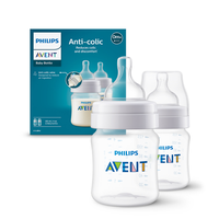 Set biberoane anti-colici pentru +0 luni SCY100/02, 2x125ml, Philips Avent - 1