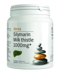 Silymarin Milk thistle 1000mg, 120 comprimate, Alevia - 1