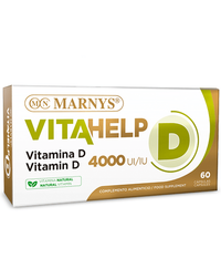 Vitamina D Vitahelp 100mcg 4000UI, 60 capsule, Marnys - 1