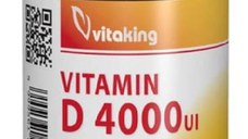 Vitamina D3 Forte 4000UI, 90 capsule, Vitaking