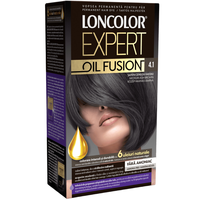 Vopsea de par permanenta Expert Oil Fusion Nr. 4.1, 115ml, Loncolor - 1