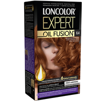 Vopsea de par permanenta Expert Oil Fusion Nr 6.4, 115ml, Loncolor - 1