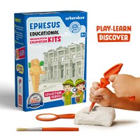 Arkerobox - Set arheologic educational si puzzle 3D, Efes - Biblioteca Celsus - 1