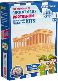 Arkerobox - Set arheologic educational si puzzle 3D, Grecia antica, Parthenon - 2