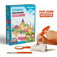 Arkerobox - Set arheologic educational si puzzle 3D, Istanbul, Turnul Galata - 1