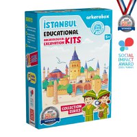 Arkerobox - Set arheologic educational si puzzle 3D, Istanbul, Turnul Galata - 4