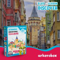 Arkerobox - Set arheologic educational si puzzle 3D, Istanbul, Turnul Galata - 6