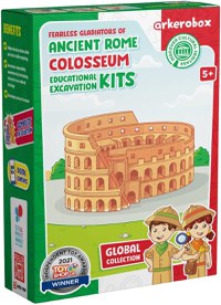 Arkerobox - Set arheologic educational si puzzle 3D, Roma antica, Colosseum - 2